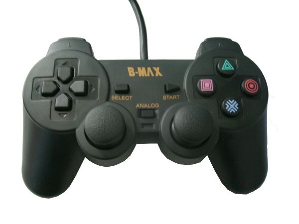 JOYSTICK B-MAX USB PARA PC DUALSHOCK BM-321 - PRETO - Mega-X Eletrônicos